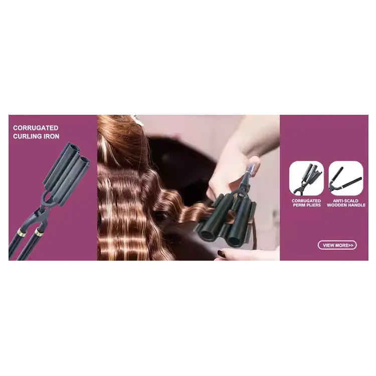 Double Crimper Curling Iron Stove Kit