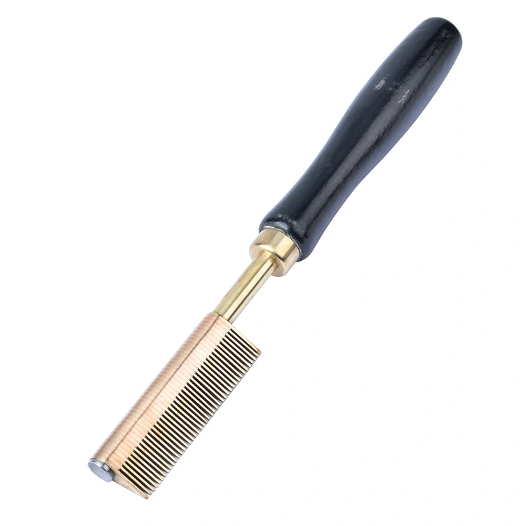 Mini Hot Pressing Comb Brass